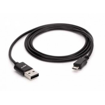 Approx appC38, 1 m, USB A, Micro-USB B, 2.0, Macho Macho, Negro