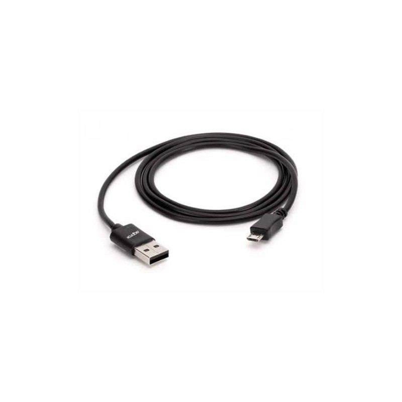 Approx appC38, 1 m, USB A, Micro-USB B, 2.0, Macho Macho, Negro