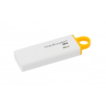 Kingston Technology DataTraveler 8GB USB 3.0 (3.1 Gen 1) Tipo A Blanco, Amarillo DTIG4 8GB
