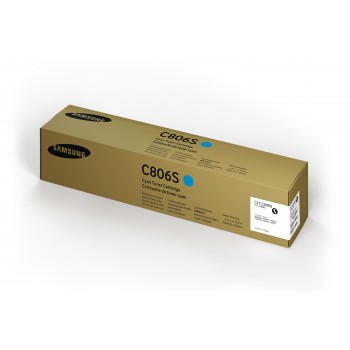 Cartucho de tóner cian Samsung CLT-C806S SS553A