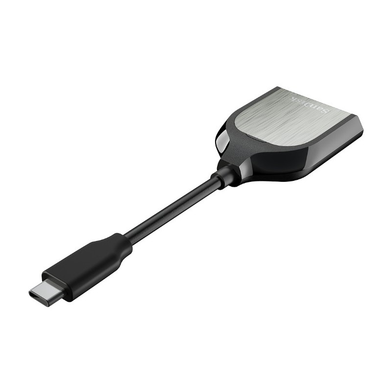 Sandisk Extreme PRO lector de tarjeta USB 3.0 (3.1 Gen 1) Type-C Negro, Plata SDDR-409-G46