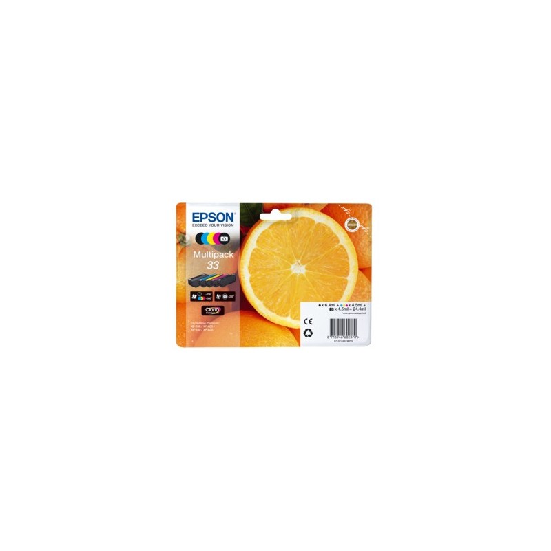 Epson C13T33374010 Negro, Cian, Magenta, Amarillo C13T33374010