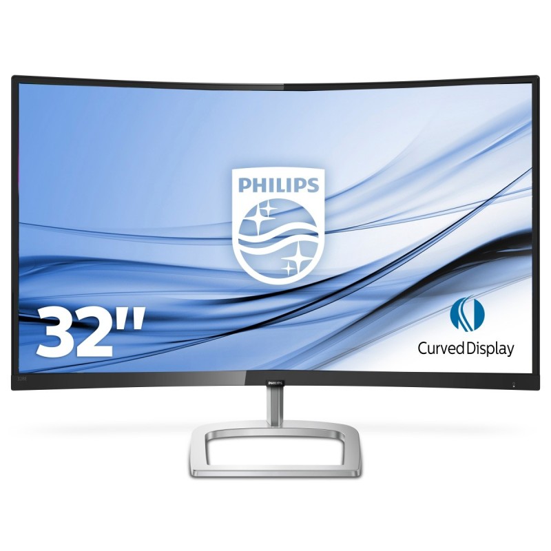 Philips - 32 - Quad HD - LED - 5 ms - Negro, Plata - 328E9FJAB 00