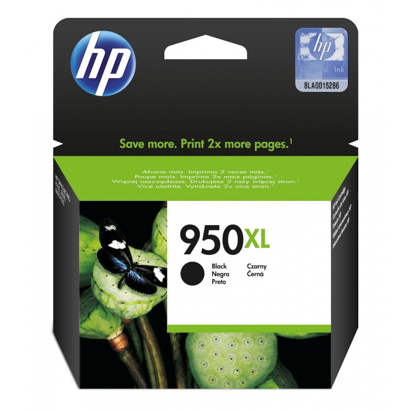 Cartucho de tinta original HP 950XL de alta capacidad negro CN045AE