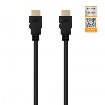 Nanocable HDMI V2.0, 1.5m, 1,5 m, HDMI Type A (Standard), HDMI Type A (Standard), 3840 x 2160 Pixele 10.15.3601-L150