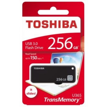Toshiba THN-U365K2560E4 256GB USB 3.0 (3.1 Gen 1) Negro THN-U365K2560E4