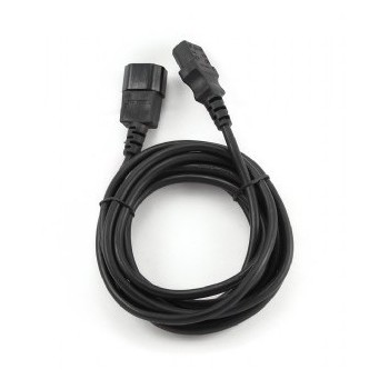 Gembird PC-189-VDE-3M 3m C14 acoplador C14 acoplador Negro cable de transmisión