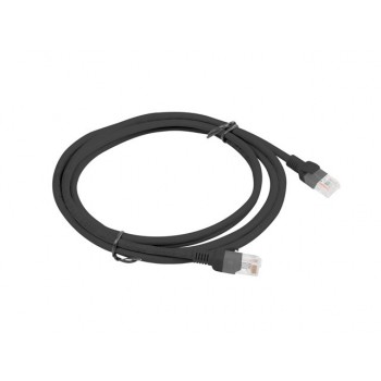 Lanberg PCU6-10CC-0200-BK Netzwerkkabel Kat.6 Utp, 2m schwarz