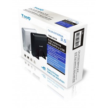 Tooq TQE-3518 Carcasa para 3.5&quot, IDE SATA negra TQE-3518B