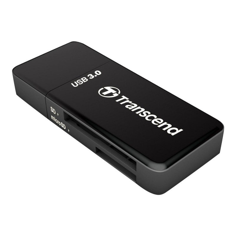Transcend RDF5, microSD (TransFlash),microSDHC,microSDXC,SD,SDHC,SDXC, USB 3.0, 0 - 70 ºC, Negro, 18 TS-RDF5K