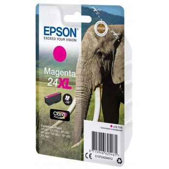 Epson Cartucho 24XL magenta (etiqueta RF) C13T24334022