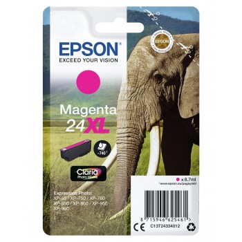 Epson Cartucho 24XL magenta (etiqueta RF) C13T24334022