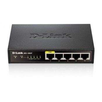 D-Link DES-1005P 5 puertos RJ-45 10 100 Mbit s Negro DES-1005P