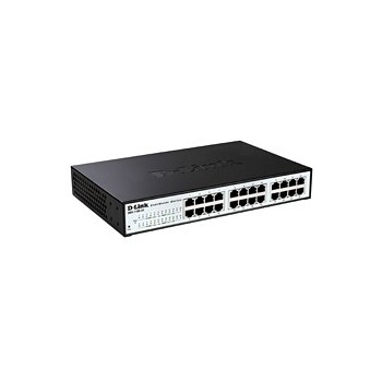 D-Link EasySmart 24 puertos RJ-45 Negro, Gris DGS-1100-24P