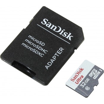 Ultra MicroSDHC 32GB UHS-I + SD Adapter SDSQUNS-032G-GN3MA