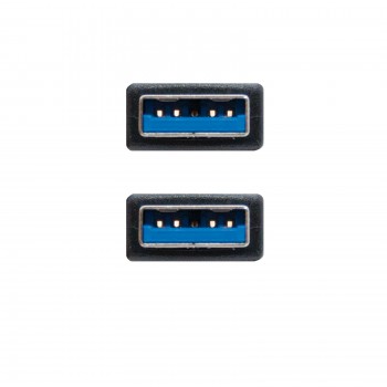 Nanocable Cable USB 3.0, Tipo A M-A M, Negro, 3.0  10.01.1003-BK