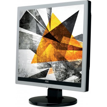AOC e719Sda - 17 - No compatible - 5 ms - Negro, Plata - E719SDA