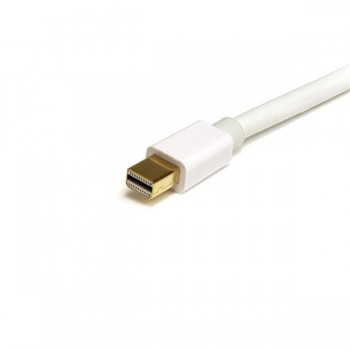 StarTech.com Cable de 1m de Monitor Mini DisplayPort 1.2 Macho a MiniDP Macho- Mini DP Blanco 4k, 1  MDPMM1MW