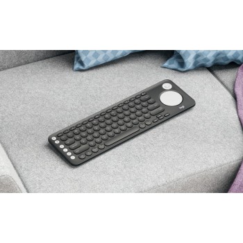 Logitech K600 TV Wireless Negro, Plata 920-008833