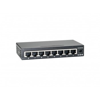 LEVEL ONE Swtich 8 Puertos Gigabit 8 puertos RJ-45 Negro GEU-0822