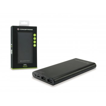 POWER BANK CONCEPTRONIC 10000MAH NEGRO AVIL02B