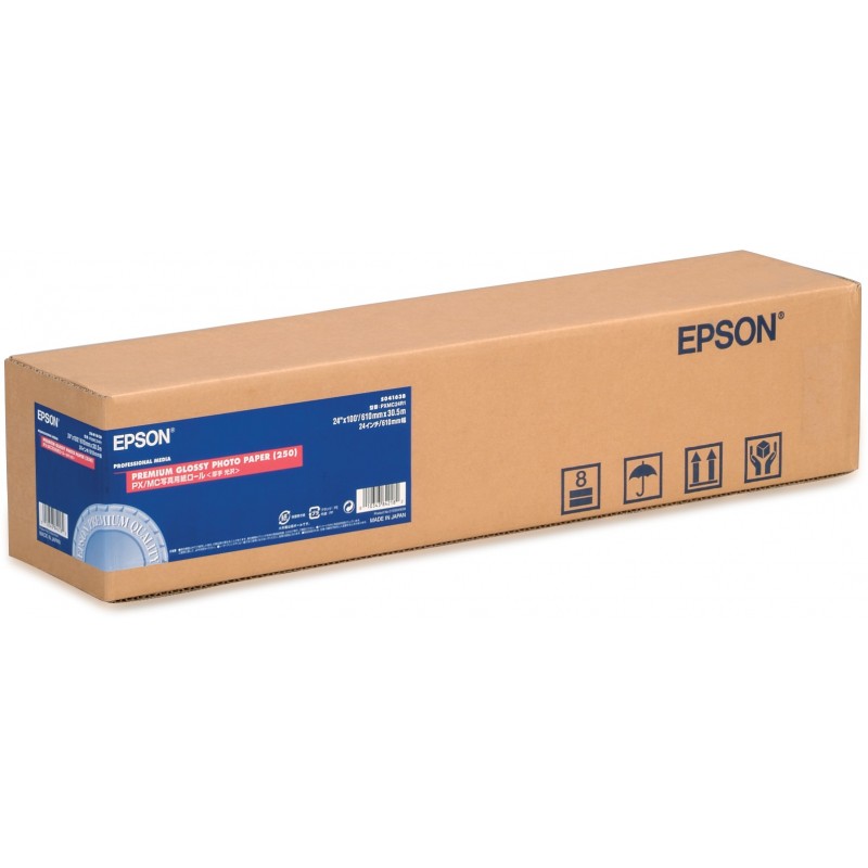 Epson GF Papel Premium Glossy Photo, Rollo de 24"  C13S041638