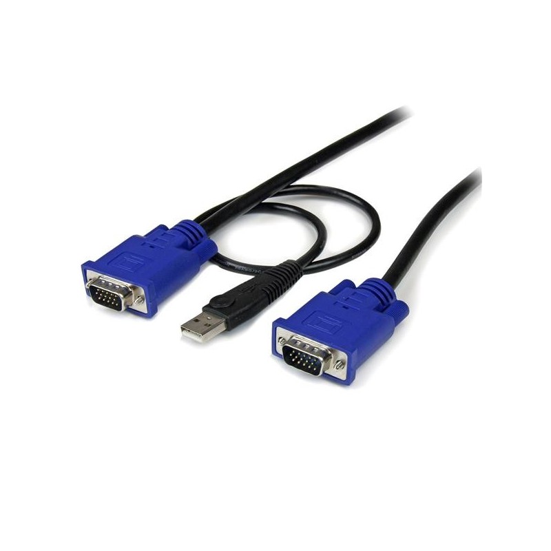 StarTech.com Cable KVM de 4,5m Ultra Delgado Todo  SVECONUS15