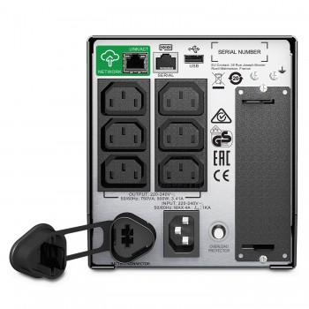 APC SMART-UPS 750VA LCD 230V WITH SMARTCONNECT SMT750IC