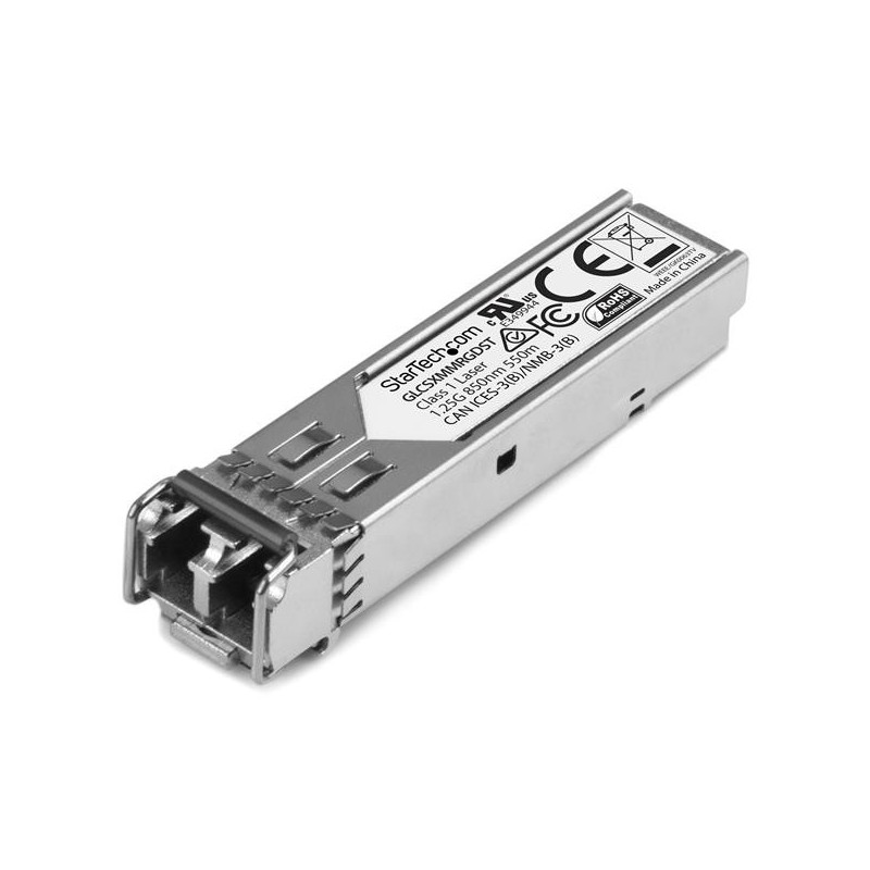 StarTech.com Transceptor de Fibra SFP 1Gb 1000Base-SX - Compatible Cisco GLC-SX-MM-RGD Mini GBIC Mul GLCSXMMRGDST