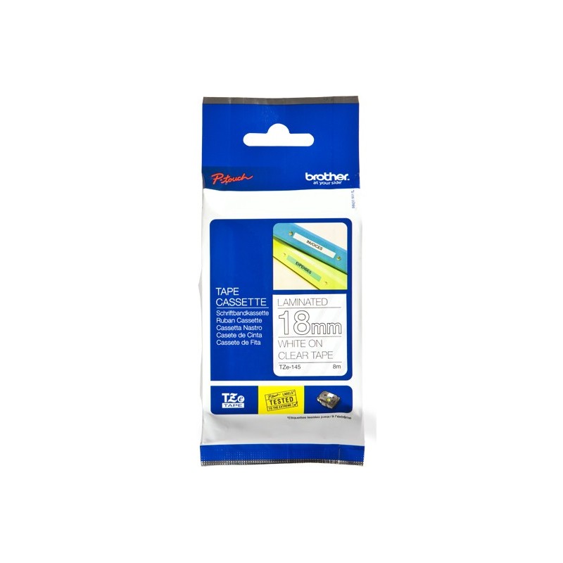 Brother Cinta laminada 18mm TZE145
