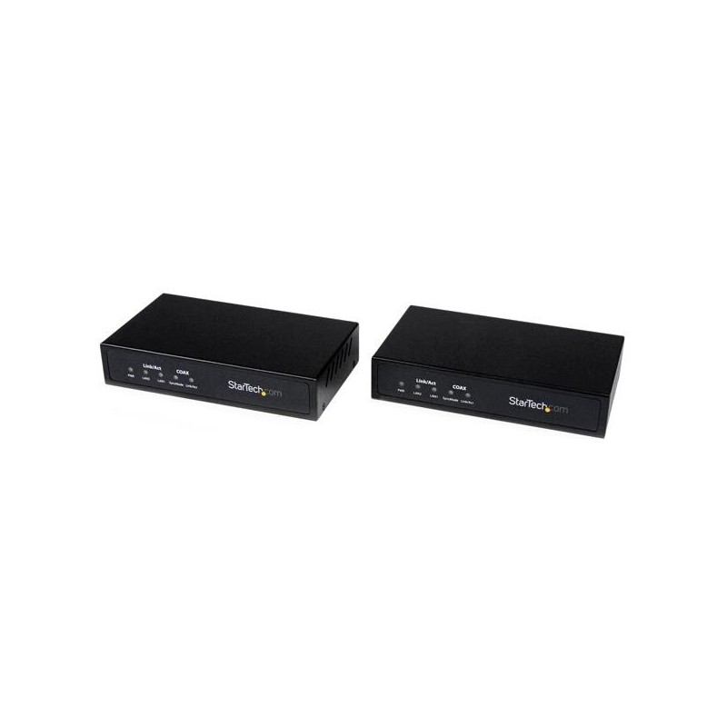 Juego Kit Extensor de Gigabit LAN Ethernet a través de Coaxial No Administrado - 2,4Km EOC1110K