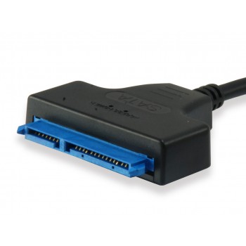 Equip 133456, USB Type C, SATA, Male connector Male connector, Negro, 0,5 m, 6 Gbit s