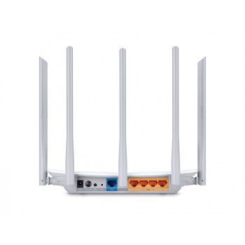 TP-LINK AC 1350 cableado 5 puertos RJ-45 10,100 Blanco ARCHER C60