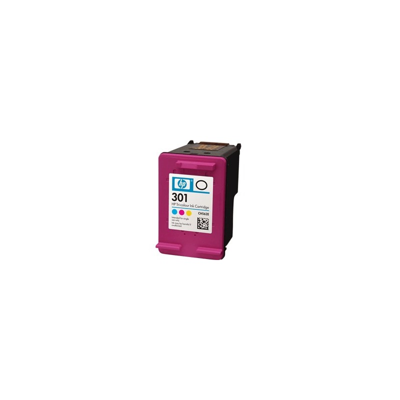 Cartucho de tinta original 301 Tri-color CH562EEBL
