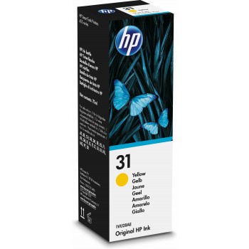 HP 31 70-ml Yellow Original Ink Bottle cartucho de tinta Amarillo 1VU28AE