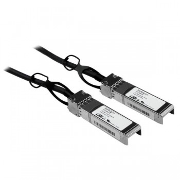StarTech.com Cable 3m de Red Twinax Pasivo Cobre SFP+ 10 Gigabit Ethernet Direct Attach Conexión Dir SFPCMM3M