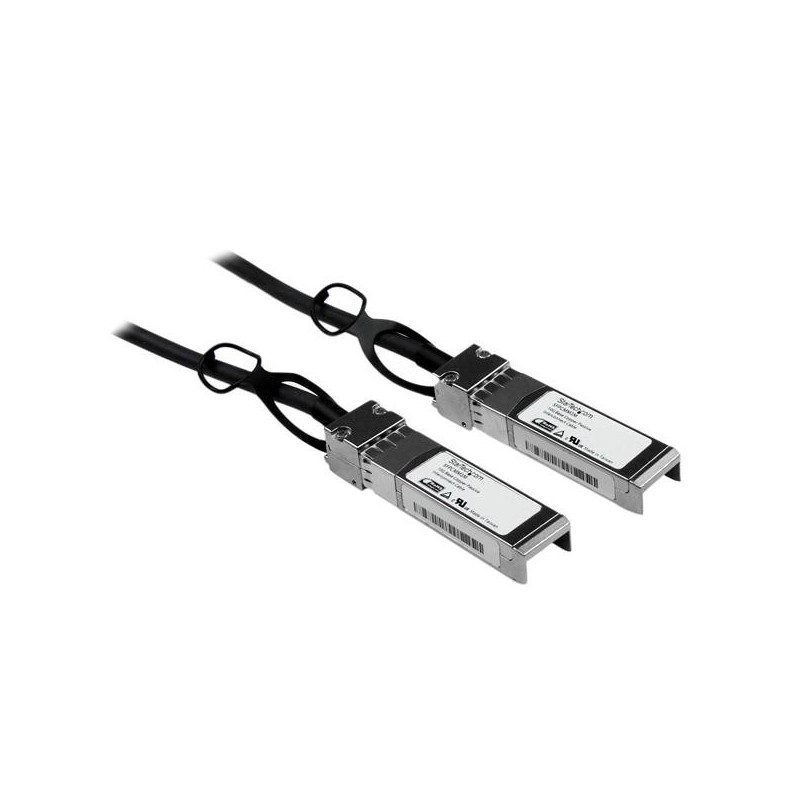 StarTech.com Cable 3m de Red Twinax Pasivo Cobre SFP+ 10 Gigabit Ethernet Direct Attach Conexión Dir SFPCMM3M