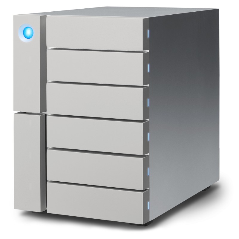 LaCie 6big Thunderbolt 3, Unidad de disco duro, 12000 GB, Unidad de disco duro, 60 TB, 5, 6, 1,4 Gbi STFK12000400