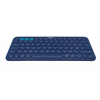 Logitech K380, Mini, Inalámbrico, Bluetooth, QWERTZ, Azul 920-007567