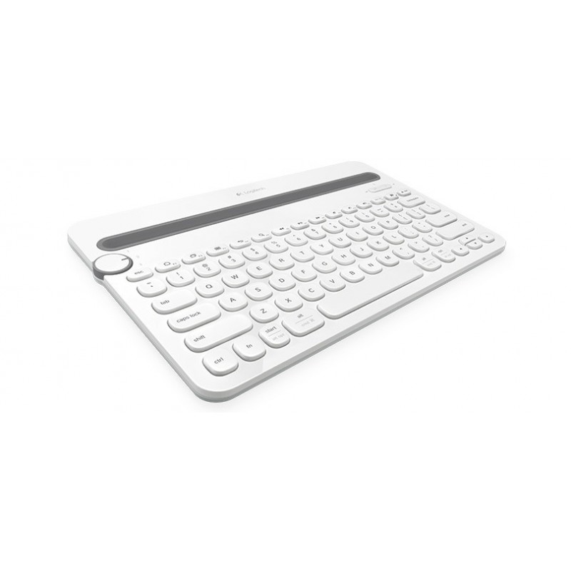 Logitech K480, Mini, Inalámbrico, Bluetooth, QWERTZ, Blanco 920-006351