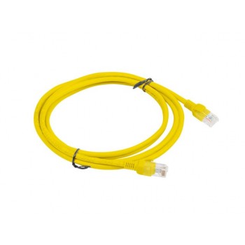 Lanberg PCU6-10CC-0200-Y Netzwerkkabel Kat.6 Utp, 2m gelb