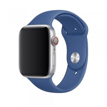 Apple MV6C2ZM A correa para reloj Watch strap Fluoroelastómero Azul