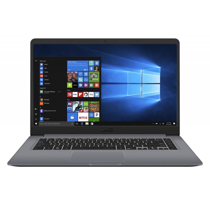 ASUS A510QR-BR017T Gris  15.6" 1366 x 768 Pixeles AMD A A12-9720P 8 GB 256 GB SSD 90NB0ME2-M00180