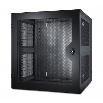 APC NetShelter WX 13U estante Bastidor de pared Negro AR100HD