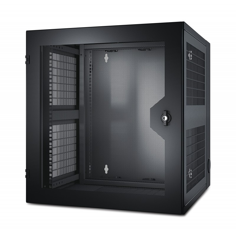 APC NetShelter WX 13U estante Bastidor de pared Negro AR100HD