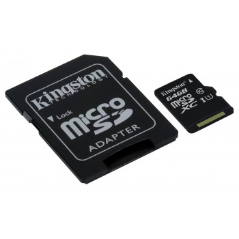 Kingston Technology Canvas Select 64GB MicroSD Clase 10 Negro SDCS 64GB