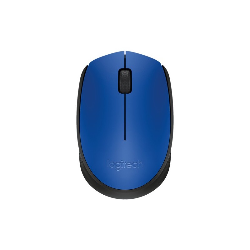 Logitech M171 Óptico 1000 DPI Negro, Azul 910-004640