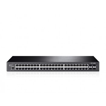 TP-LINK T2600G-52TS (TL-SG3452) 48 puertos RJ-45 Negro T2600G-52TS(TL-SG3452)