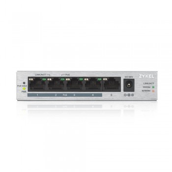 Zyxel GS1005HP No administrado Gigabit Ethernet (10 100 1000) Plata Energía sobre Ethernet (PoE) GS1005HP-EU0101F