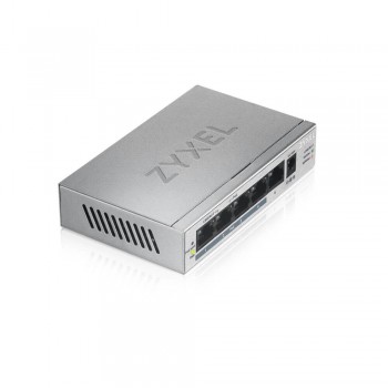 Zyxel GS1005HP No administrado Gigabit Ethernet (10 100 1000) Plata Energía sobre Ethernet (PoE) GS1005HP-EU0101F